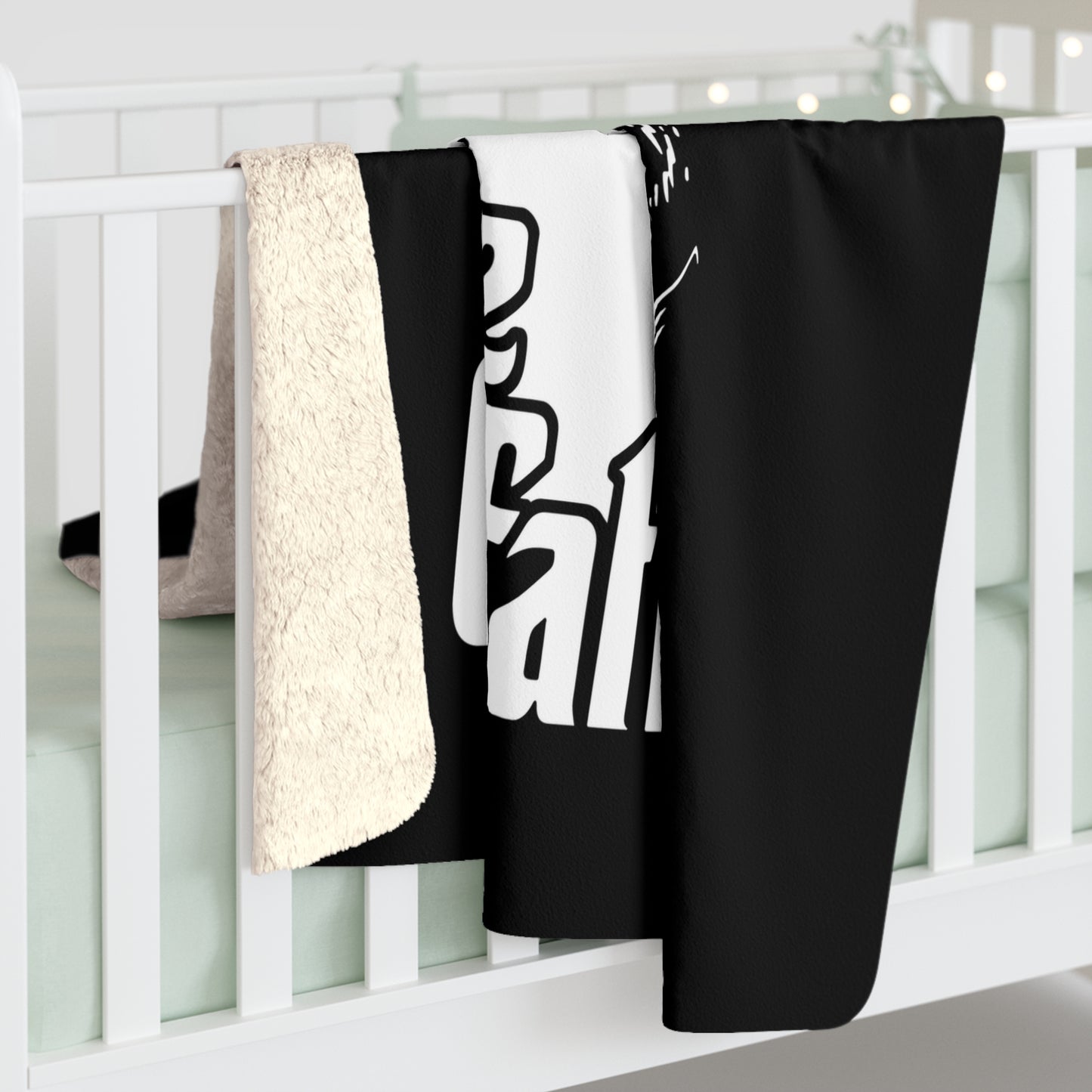 The Catfather Sherpa Fleece Blanket