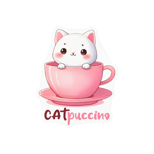 CATpuccino Vinyl Decal Sticker