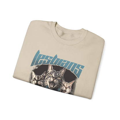 Lesbians Eat What?? Crewneck Sweatshirt