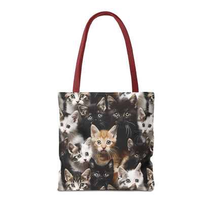 Cozy Kitten Crowd Tote Bag