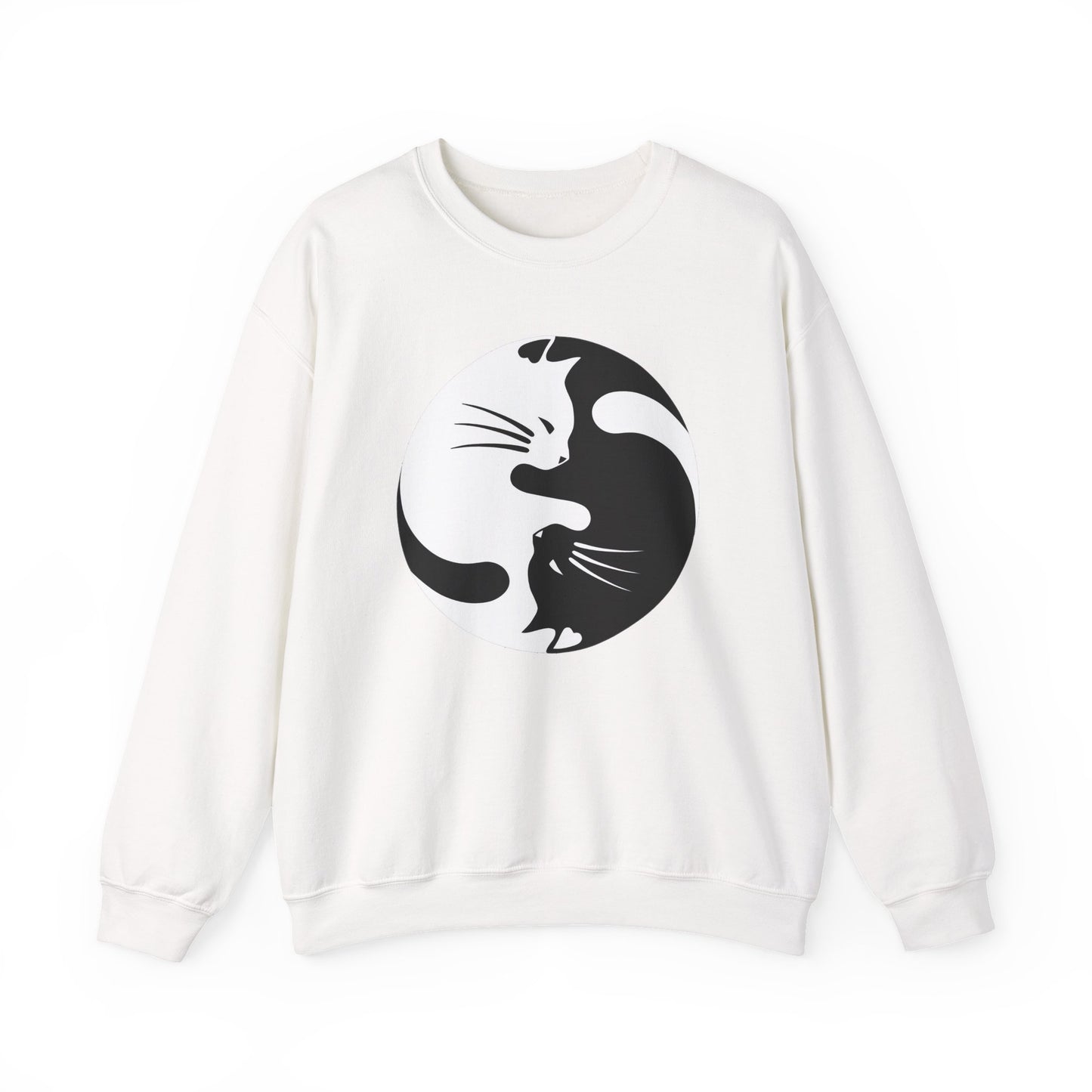 Yin Yang Kitties Crewneck Sweatshirt