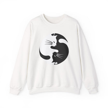 Yin Yang Kitties Crewneck Sweatshirt