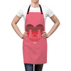 Cat Tail Love Retro Heart Apron