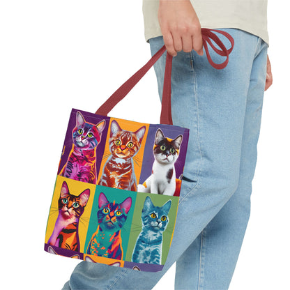 Catty Warhol Tote Bag