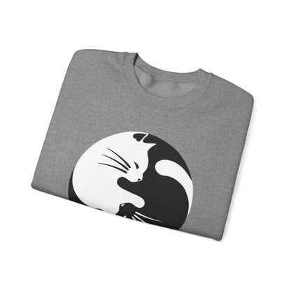 Yin Yang Kitties Crewneck Sweatshirt