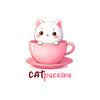 CATpuccino Vinyl Decal Sticker