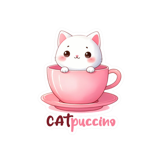 CATpuccino Vinyl Decal Sticker