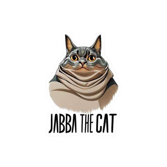 Jabba The Cat Vinyl Decal