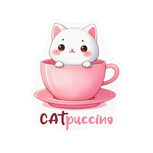 CATpuccino Vinyl Decal Sticker