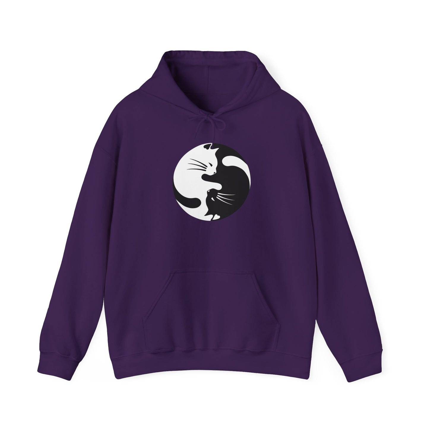 Yin Yang Kitties Hoodie Sweatshirt