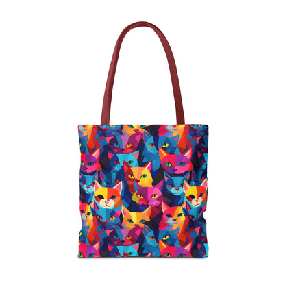 Prismatic Paws Tote Bag