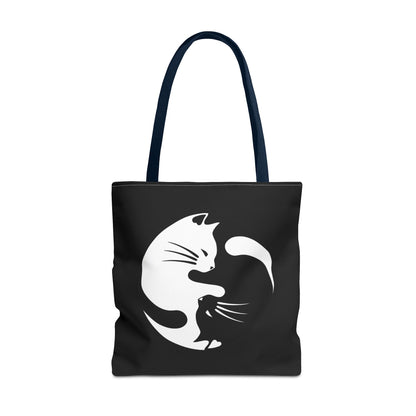 Yin Yang Kitties Tote Bag