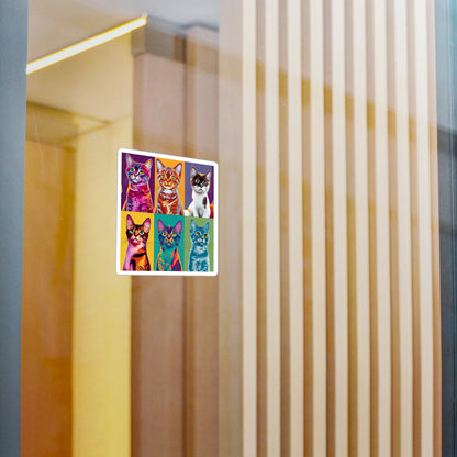 Catty Warhol Vinyl Decal
