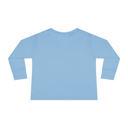 Cat Tail Love Retro Heart Toddler Long Sleeve Tee