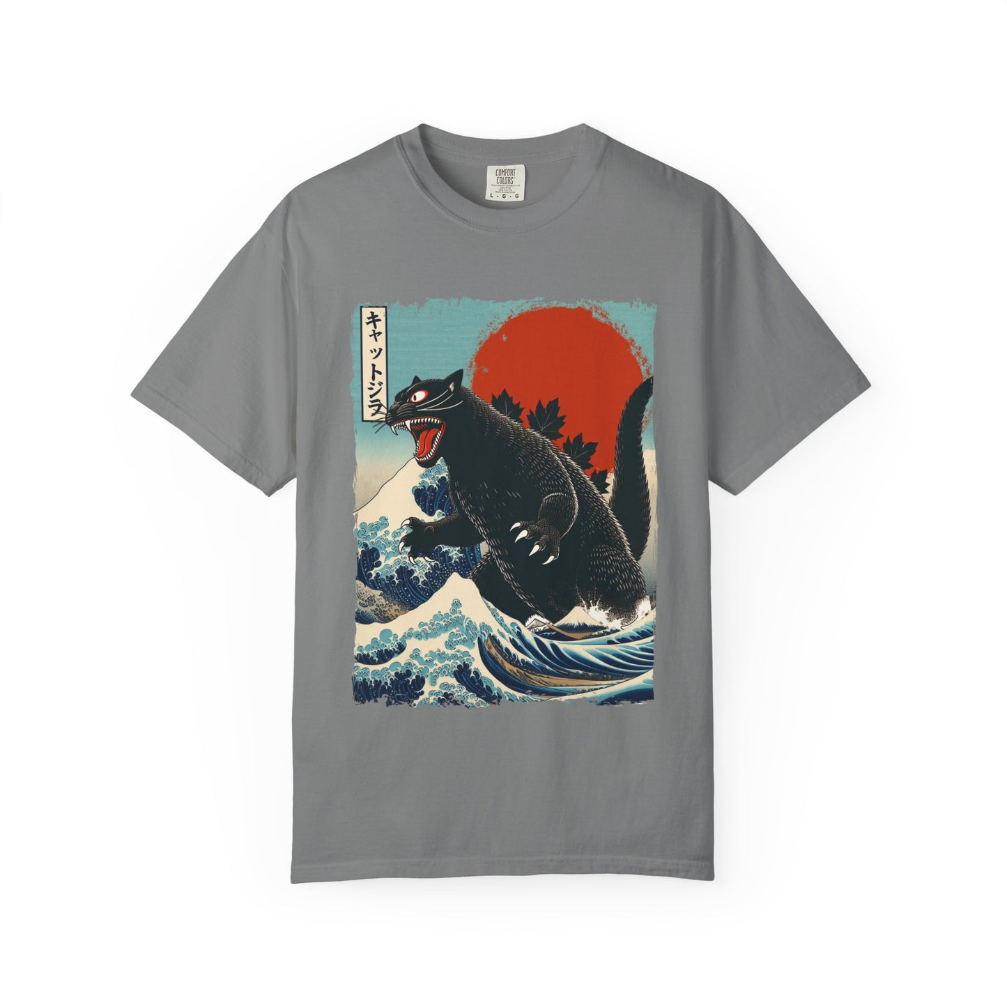 Catzilla Japanese Art T-Shirt