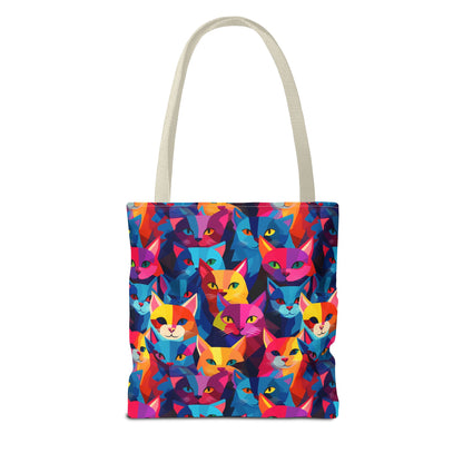 Prismatic Paws Tote Bag