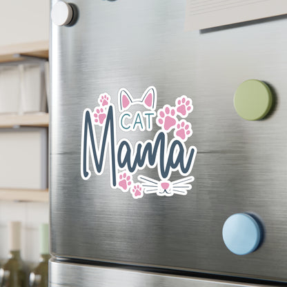 Cat Mama Vinyl Decal Sticker