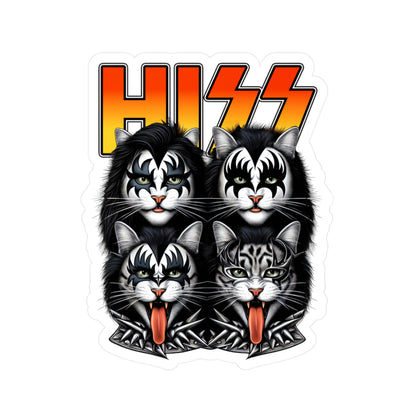 Hiss Band Vinyl Decal