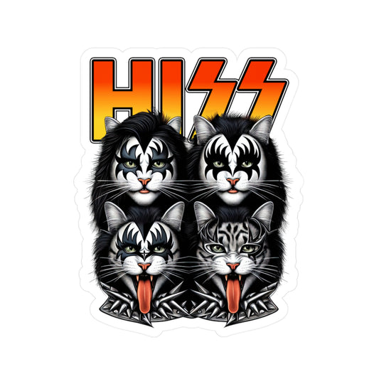 Hiss Band Vinyl Decal