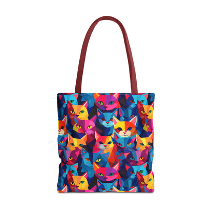 Prismatic Paws Tote Bag