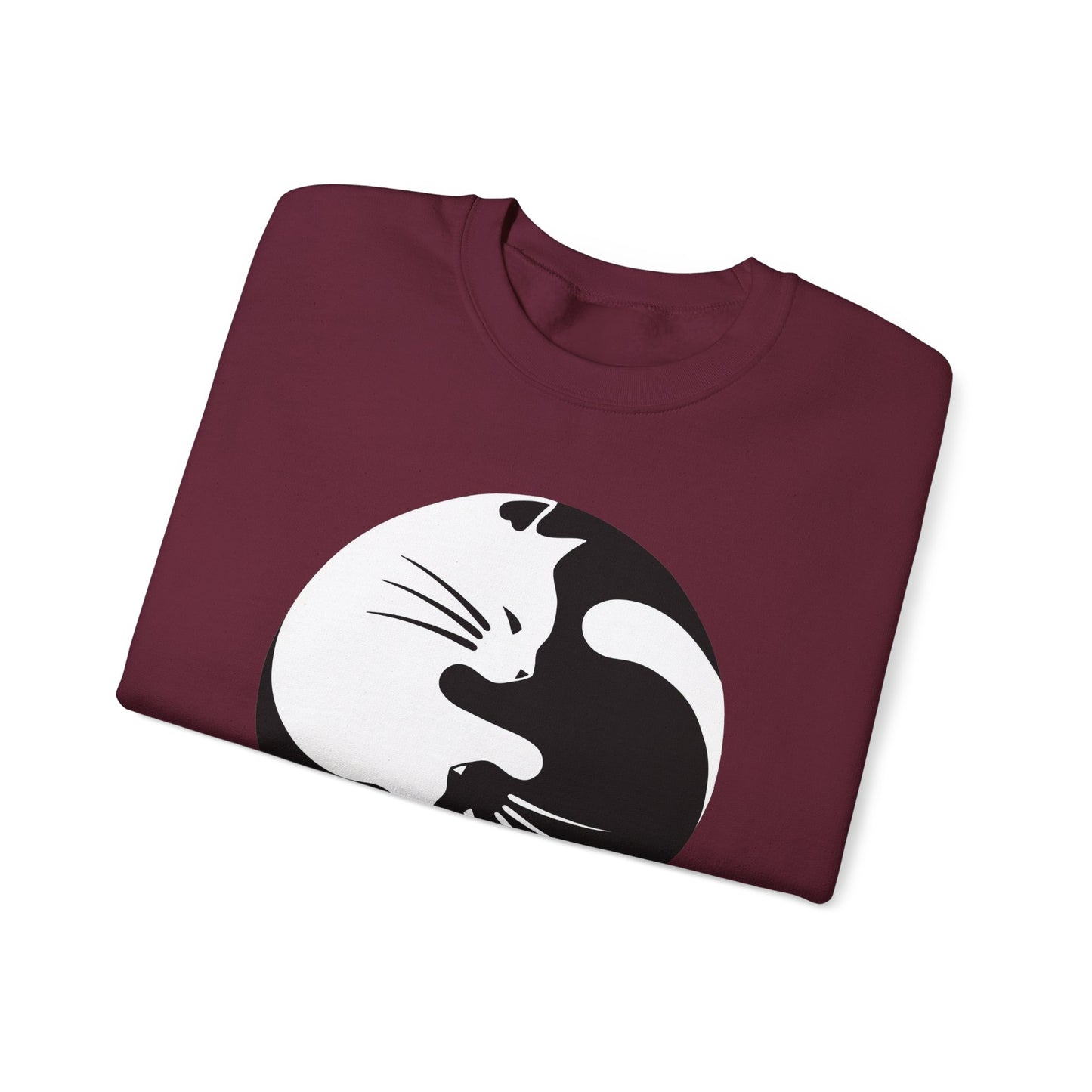 Yin Yang Kitties Crewneck Sweatshirt