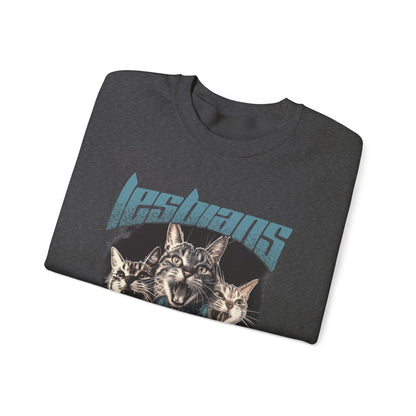Lesbians Eat What?? Crewneck Sweatshirt