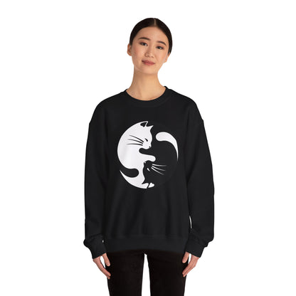 Yin Yang Kitties Crewneck Sweatshirt