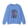 My Love Language Is Cats Crewneck Sweatshirt