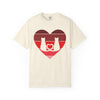 Cat Tail Love Retro Heart T-Shirt