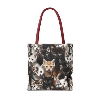 Cozy Kitten Crowd Tote Bag
