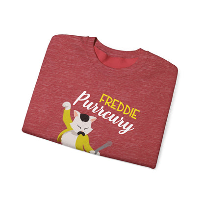 Freddie Purrcury Don’t Stop Meow Crewneck Sweatshirt