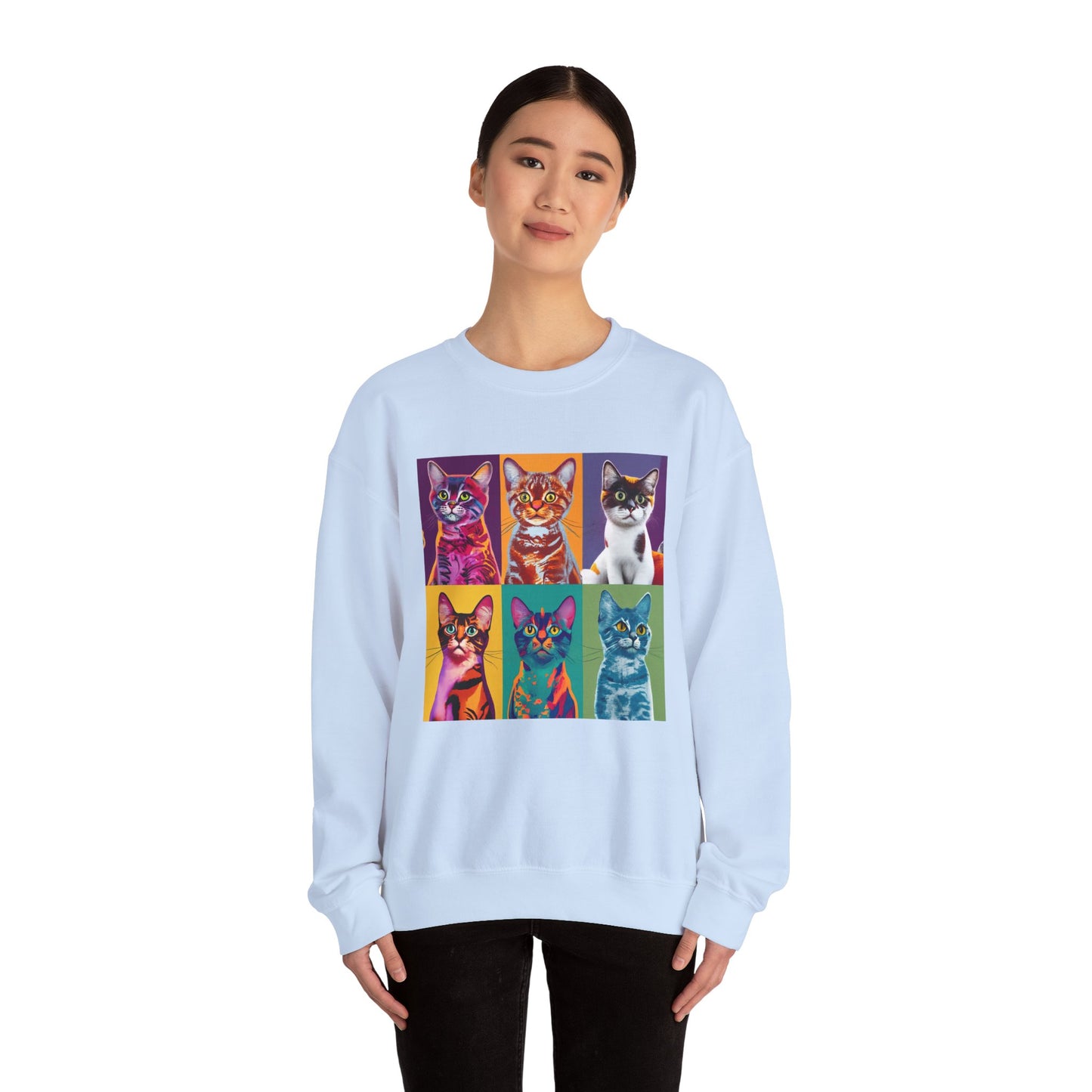 Catty Warhol Crewneck Sweatshirt