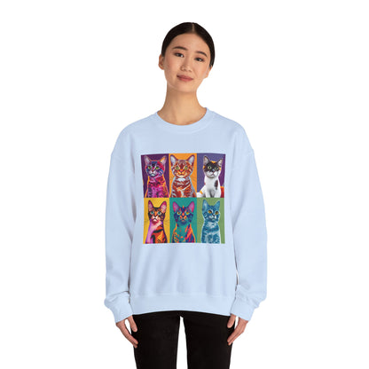 Catty Warhol Crewneck Sweatshirt