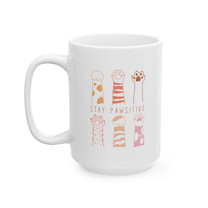Stay Pawsitive Coffee Mug