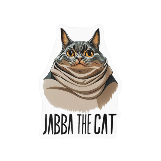 Jabba The Cat Vinyl Decal