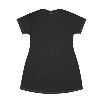 Yin Yang Kitties T-Shirt Dress