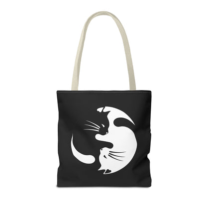 Yin Yang Kitties Tote Bag
