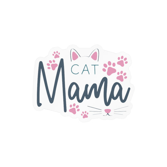 Cat Mama Vinyl Decal Sticker