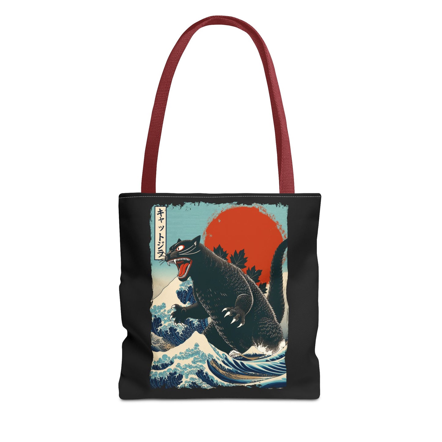Catzilla Japanese Art Tote Bag