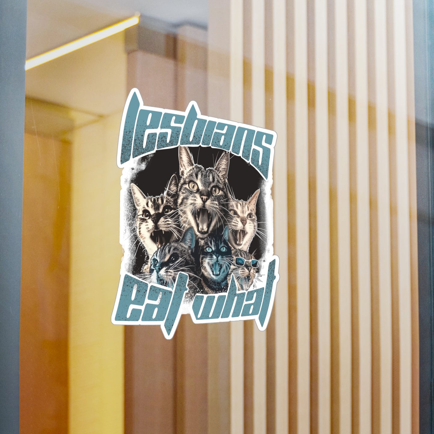 Lesbians Eat What?? Vinyl Decal