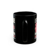 Rescue Superpower Cat Black Coffee Mug