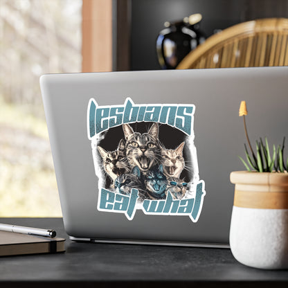 Lesbians Eat What?? Vinyl Decal