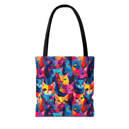 Prismatic Paws Tote Bag