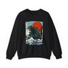 Catzilla Japanese Art Crewneck Sweatshirt