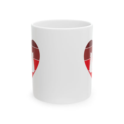 Cat Tail Love Coffee Mug