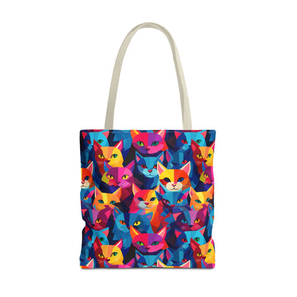 Prismatic Paws Tote Bag