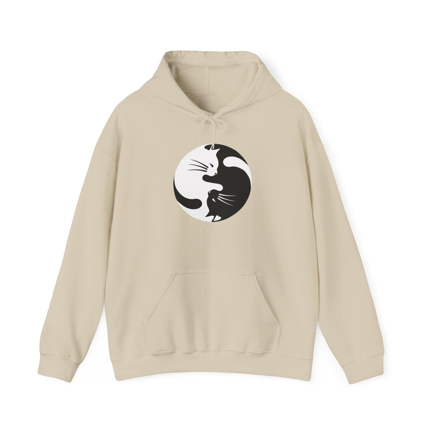 Yin Yang Kitties Hoodie Sweatshirt