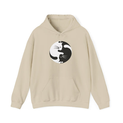 Yin Yang Kitties Hoodie Sweatshirt
