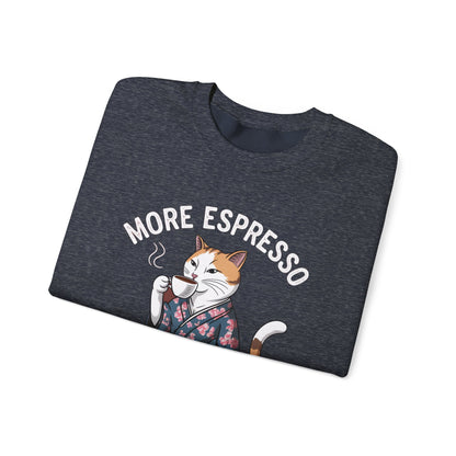 More Espresso Less Depresso Crewneck Sweatshirt
