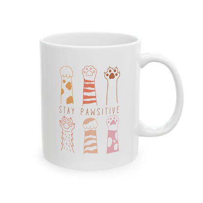 Stay Pawsitive Coffee Mug